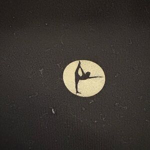 Black Yoga Apparel with Logo